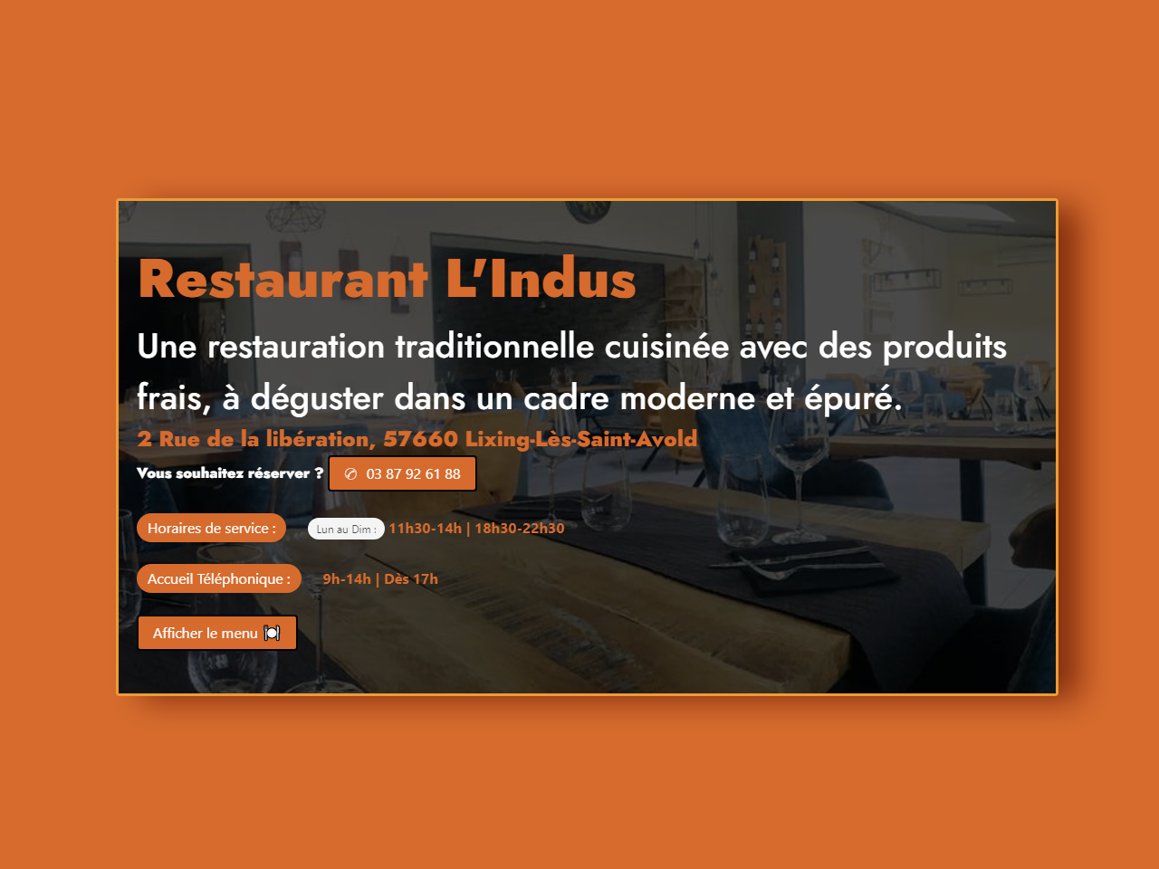 Restaurant L'Indus